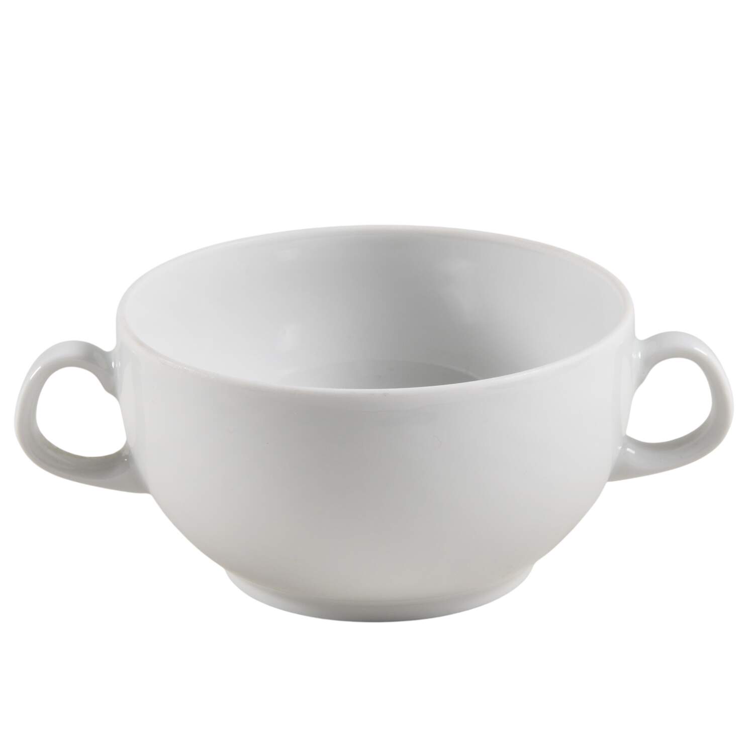 Brasilia White Flat Cream Soup Bowl by Arzberg-1