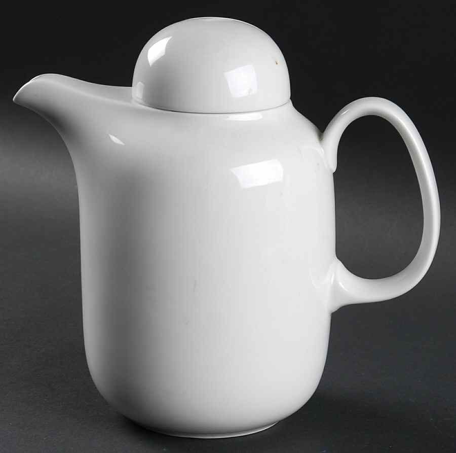 Brasilia White Coffee Pot & Lid by Arzberg-1