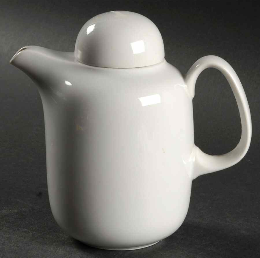 Brasilia White Mini Coffee Pot & Lid by Arzberg-1