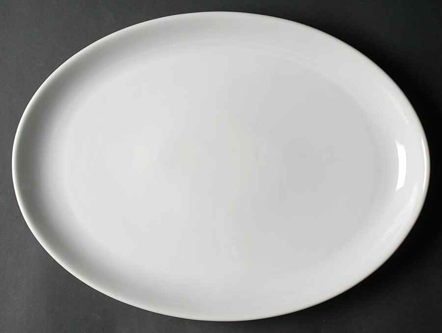 Brasilia White 16" Oval Serving Platter by Arzberg-1