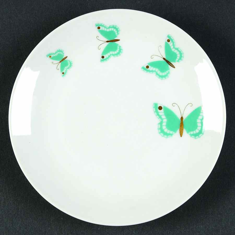 Butterfly Aqua Bread & Butter Plate by Arzberg-1