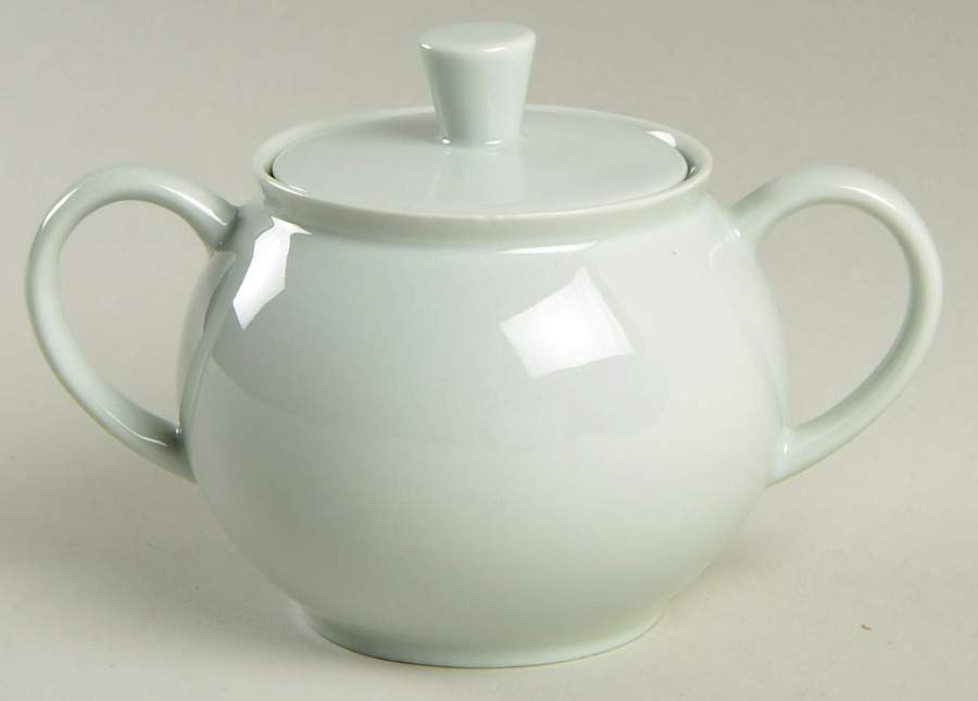 Celadon Sugar Bowl & Lid by Arzberg-1