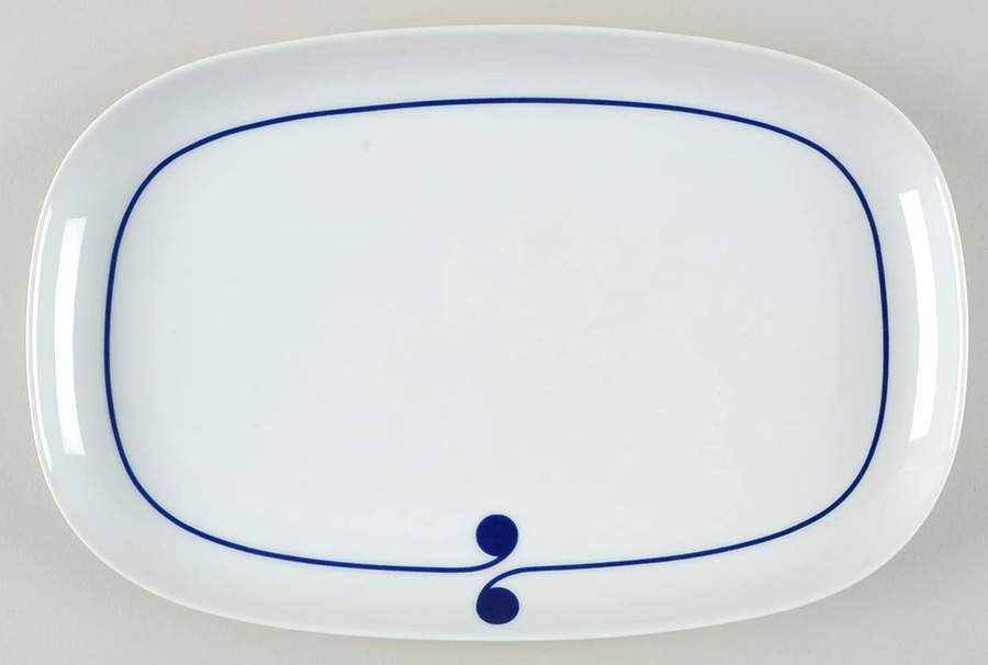Colon Blue 12" Oval Serving Platter by Arzberg-1