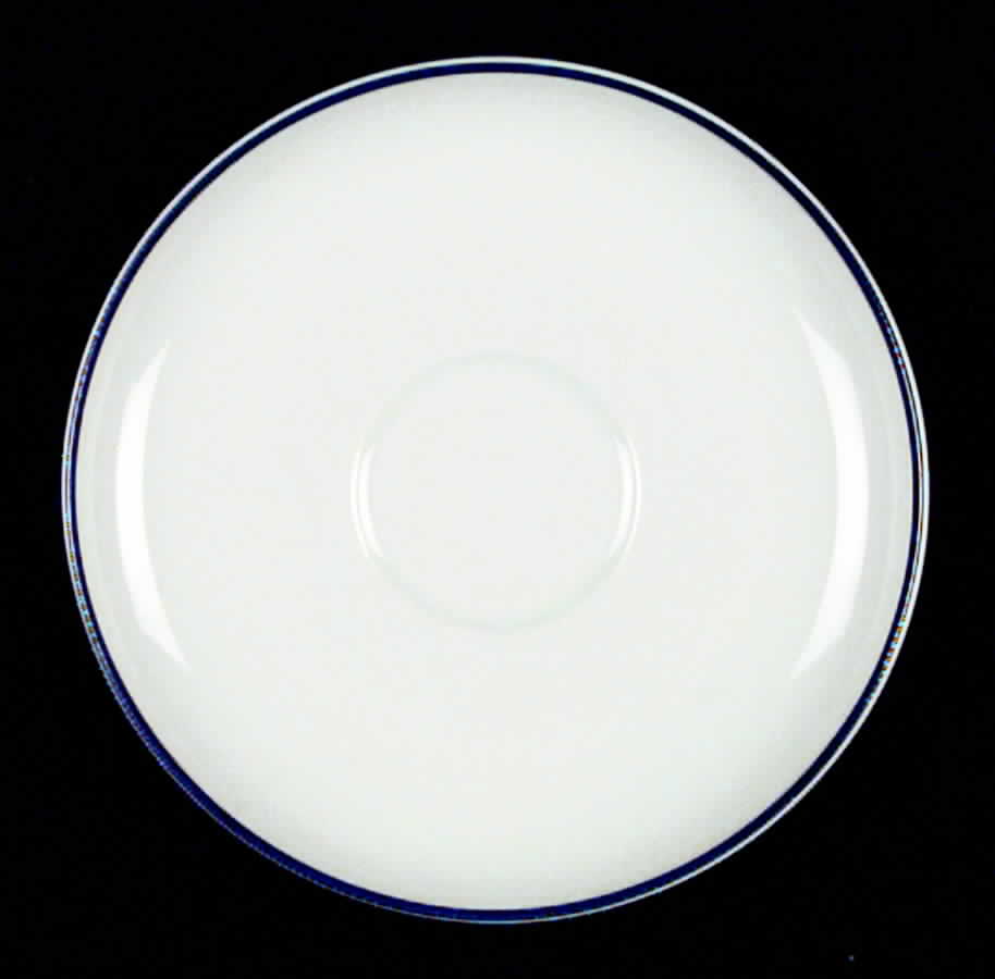 Contrast (Blue Trim) Saucer for Flat Cup by Arzberg-1