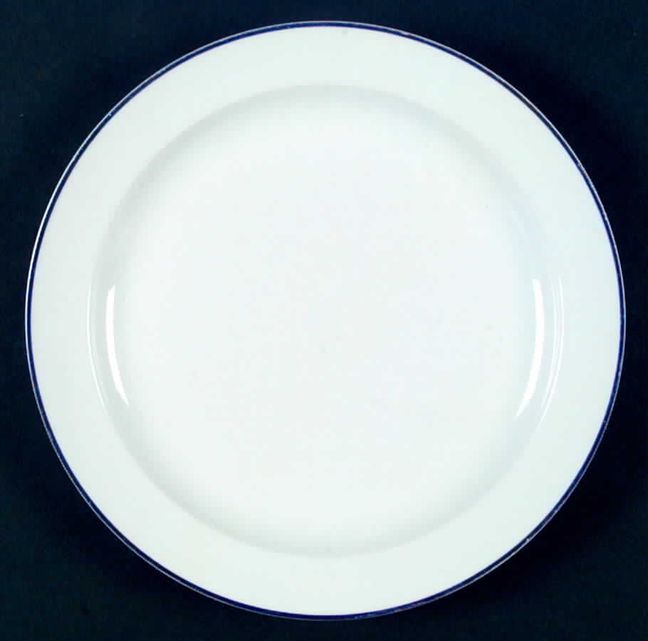 Contrast (Blue Trim) Dinner Plate by Arzberg-1