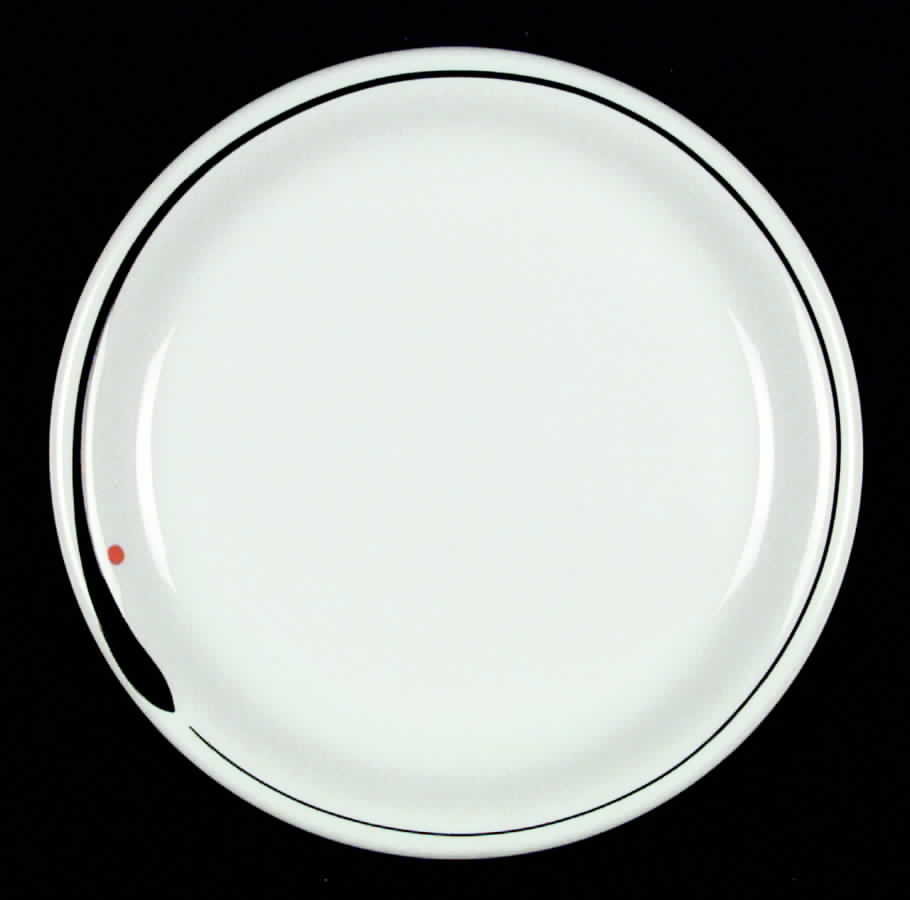 Contrast Black Salad Plate by Arzberg-1