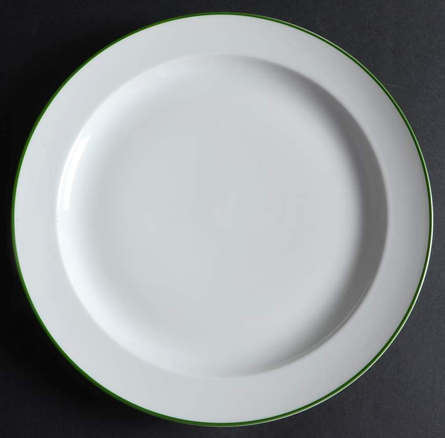 Contrast (Green Trim) Large Dinner Plate by Arzberg-1