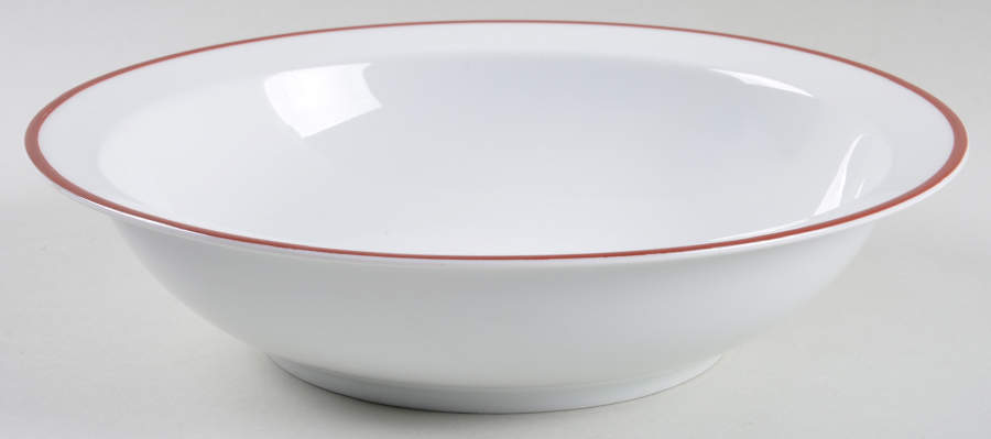 Contrast (Red Trim) 9" Round Vegetable Bowl by Arzberg-1