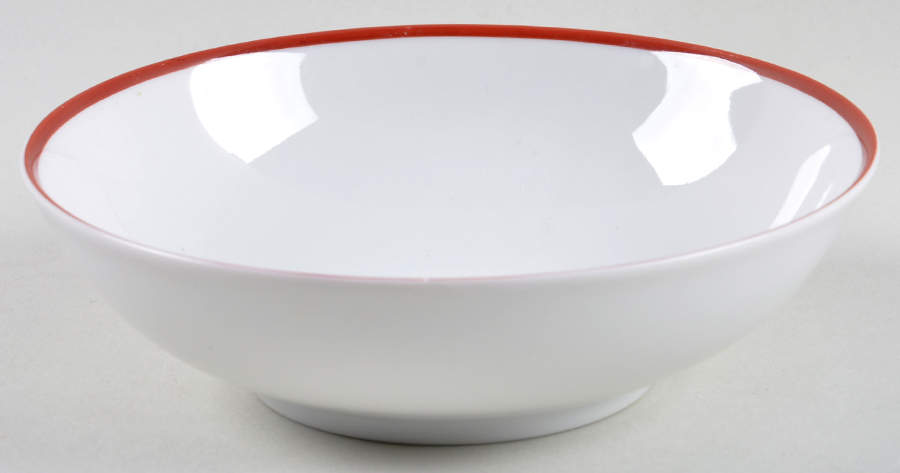 Contrast (Red Trim) Fruit/Dessert (Sauce) Bowl by Arzberg-1