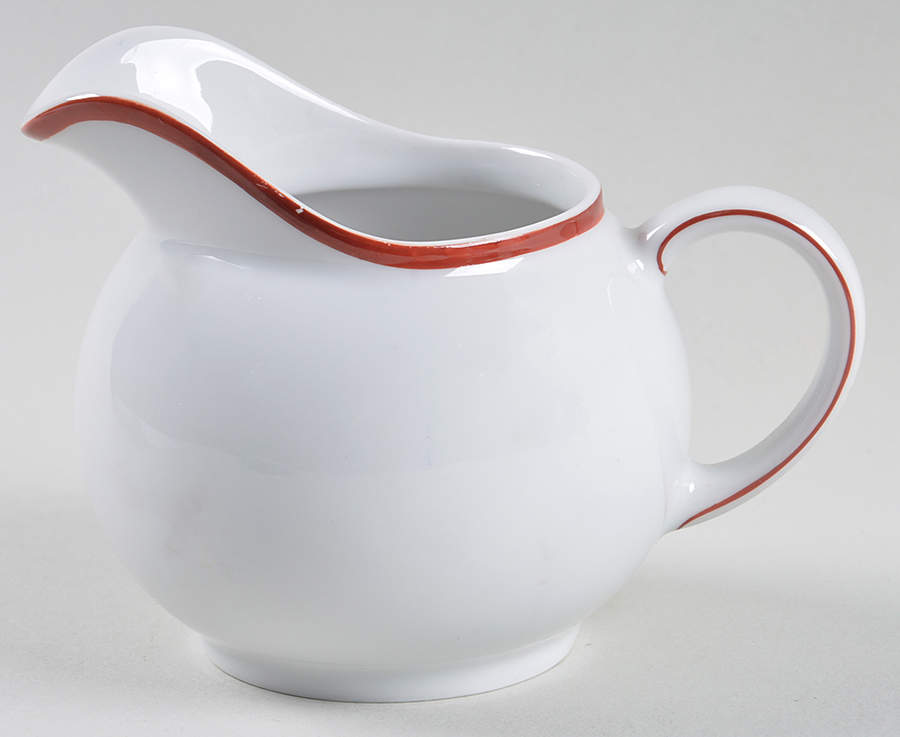 Contrast (Red Trim) Creamer by Arzberg-1