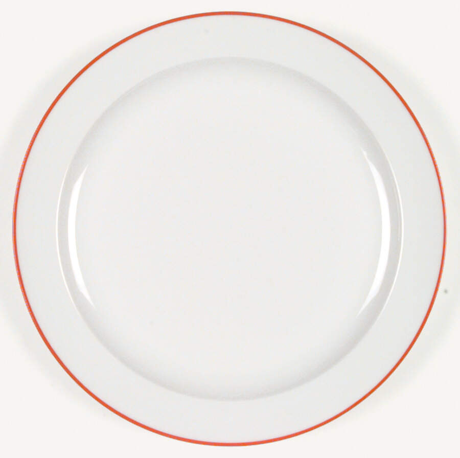 Contrast (Red Trim) Dinner Plate by Arzberg-1