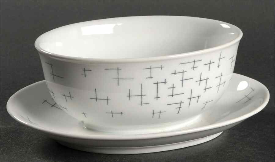 Crossroads Gravy Boat with Attached Underplate by Arzberg-1