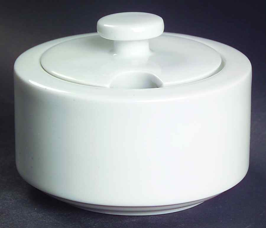 Cult (White) Sugar Bowl & Lid by Arzberg-1