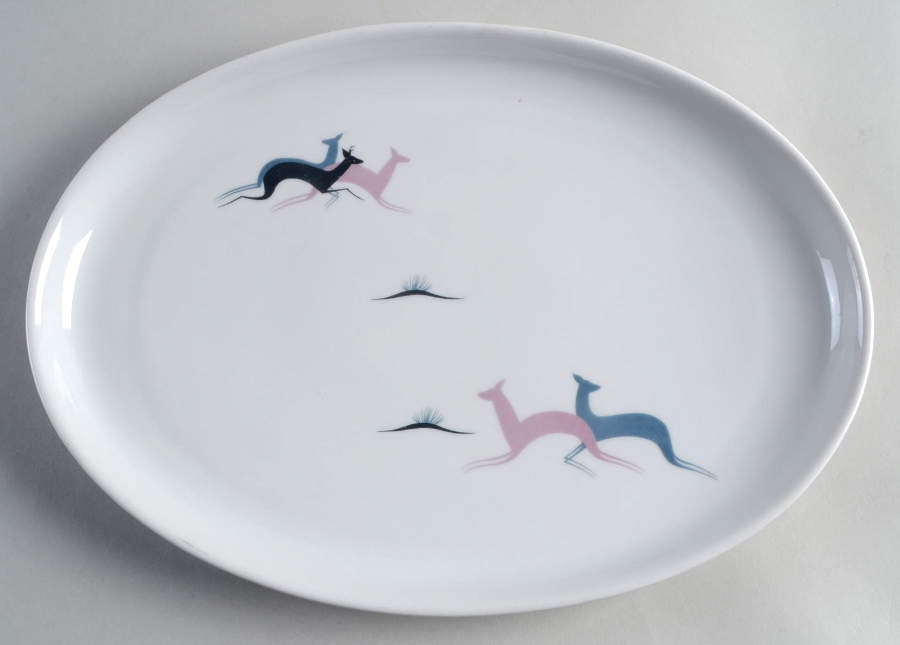 Fawn 12" Oval Serving Platter by Arzberg-1