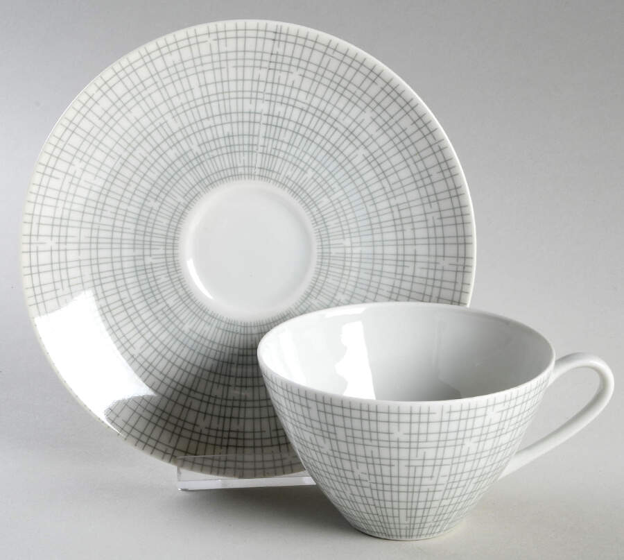 Filigran Flat Cup & Saucer Set by Arzberg-1