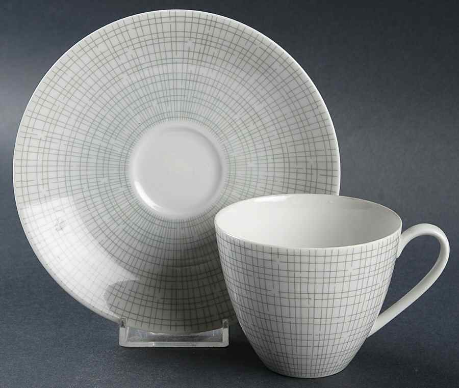Filigran Flat Cup & Saucer Set by Arzberg-1