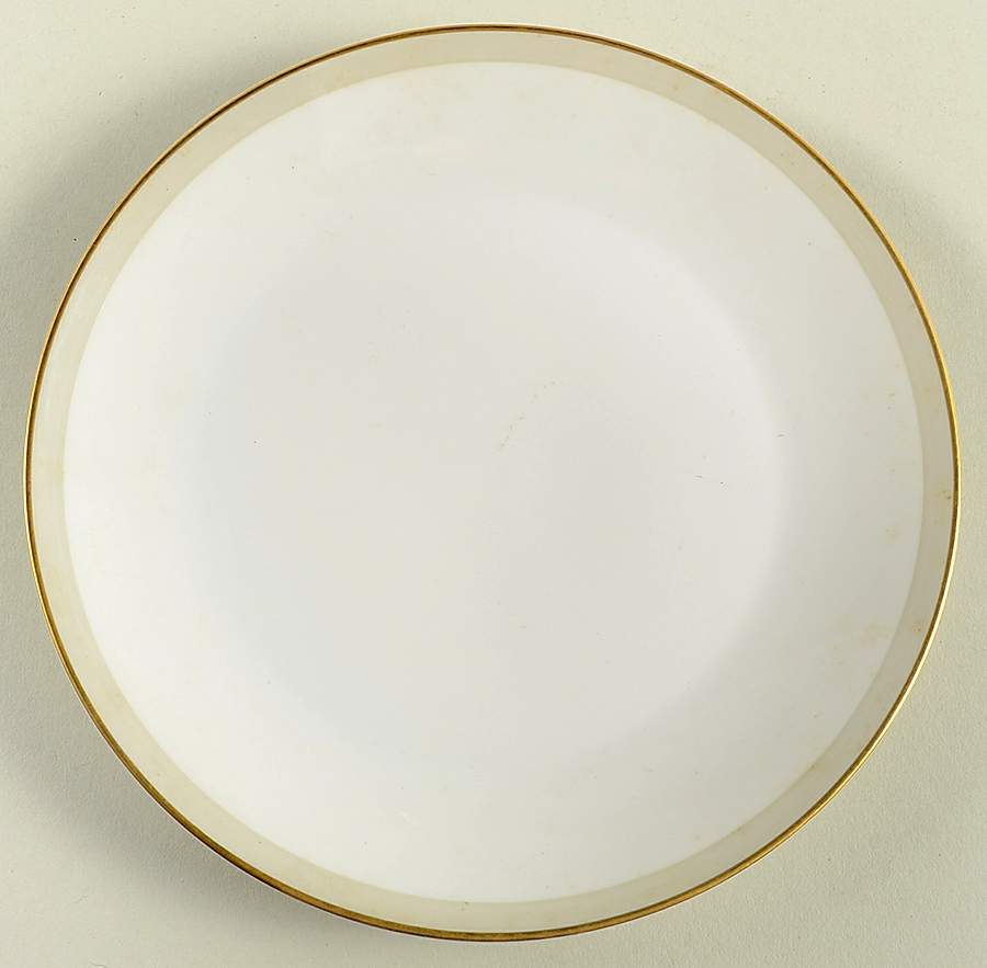 Grey Band with Gold Salad Plate by Arzberg-1