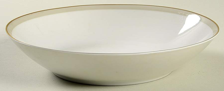 Grey Band with Gold Coupe Soup Bowl by Arzberg-1