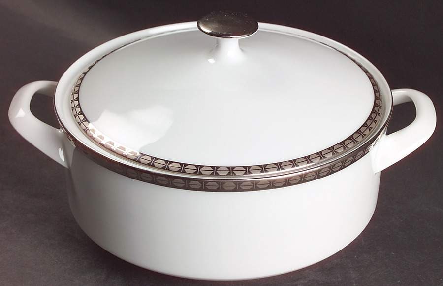 Grand Prix Platine Round Covered Vegetable by Arzberg-1