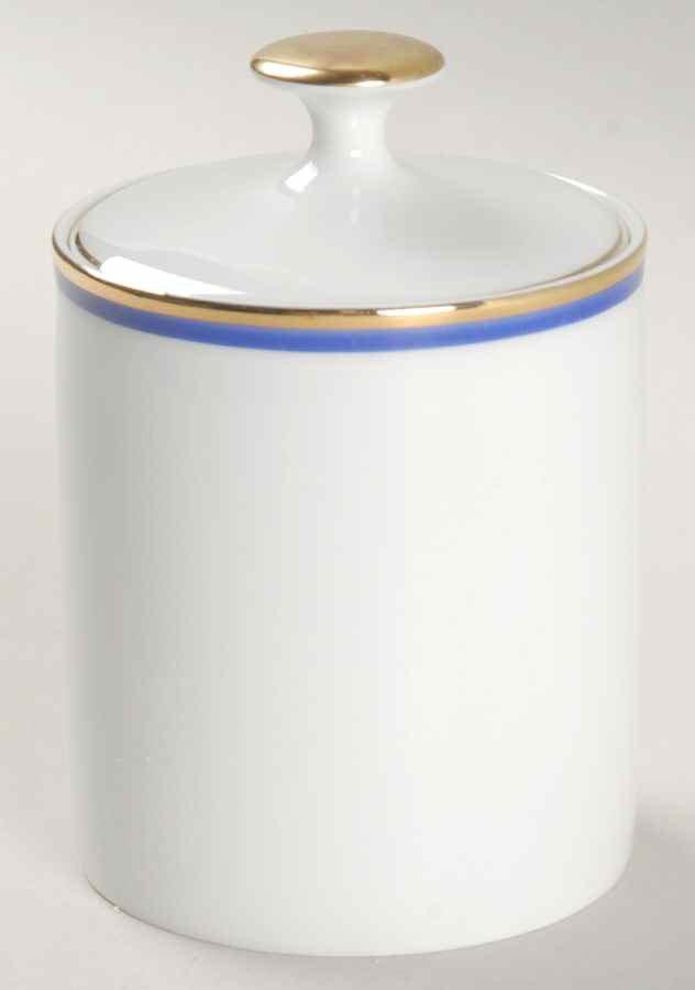 Grand Prix Cobalt Blue Sugar Bowl & Lid by Arzberg-1