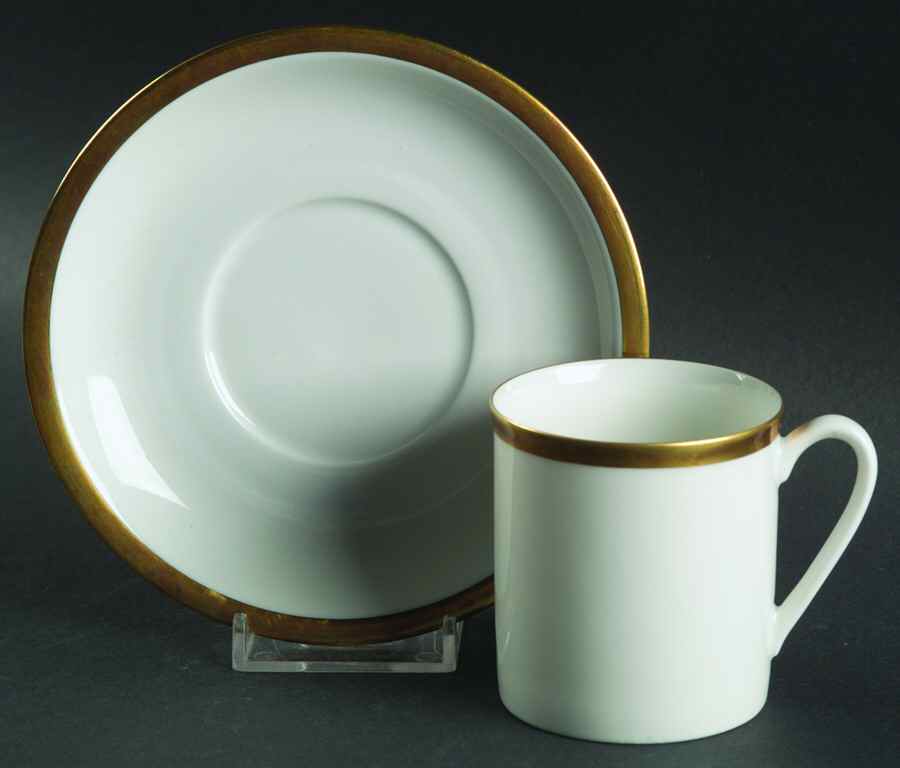 Grand Prix D'Or Flat Cup & Saucer Set by Arzberg-1
