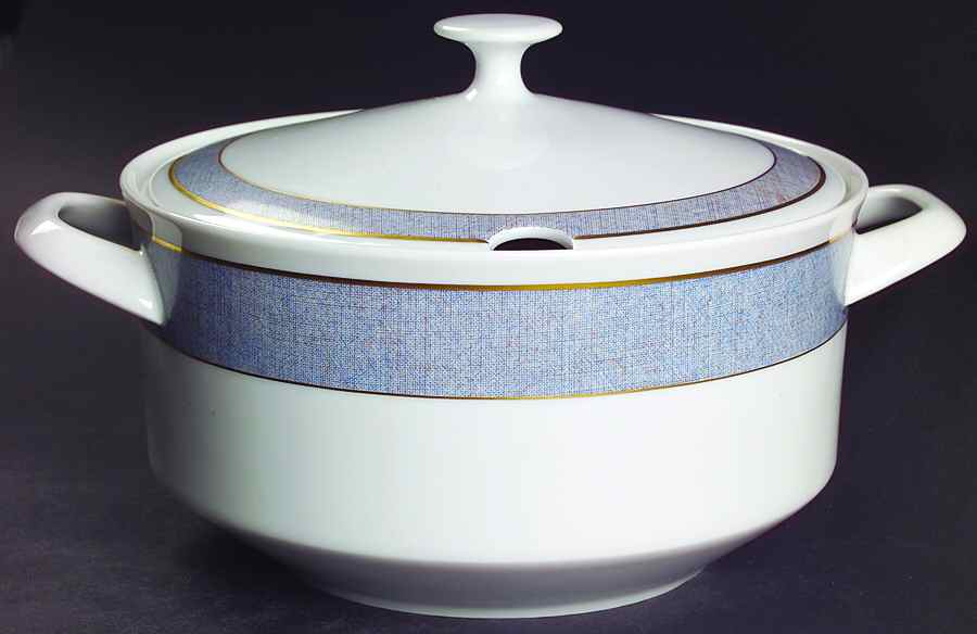Grand Prix Light Blue Tureen &  Lid by Arzberg-1