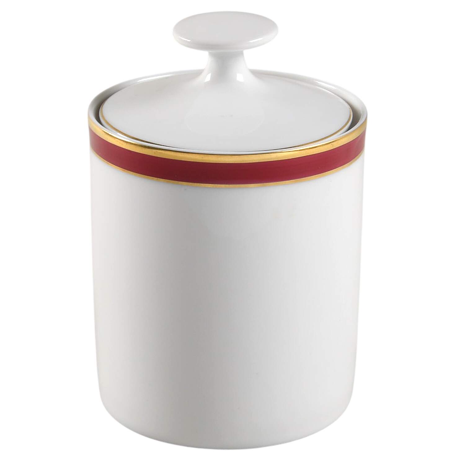 Grand Prix Rouge Sugar Bowl & Lid by Arzberg-1