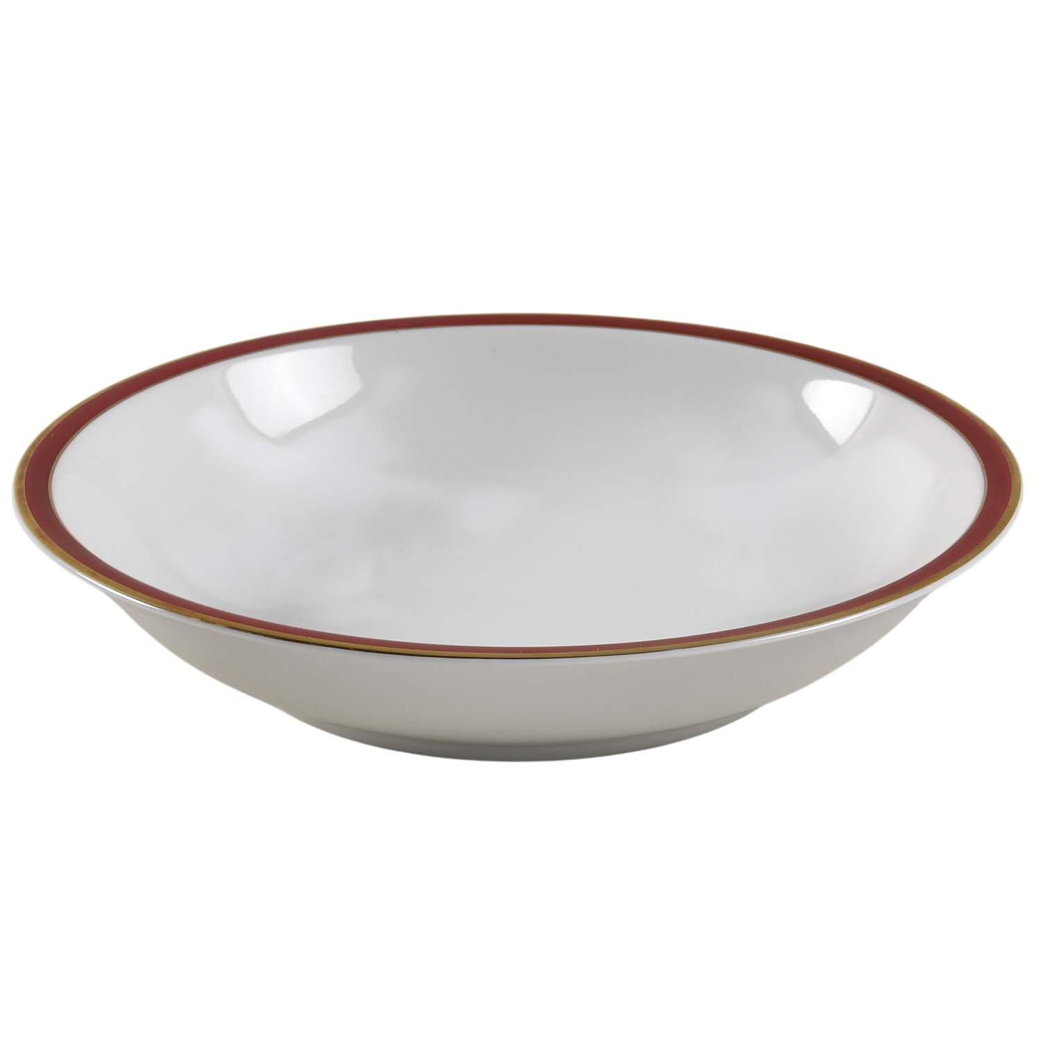 Grand Prix Rouge Rim Soup Bowl by Arzberg-1