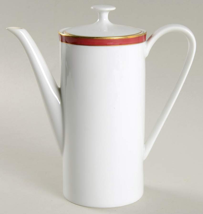 Grand Prix Rouge Mini Coffee Pot & Lid by Arzberg-1