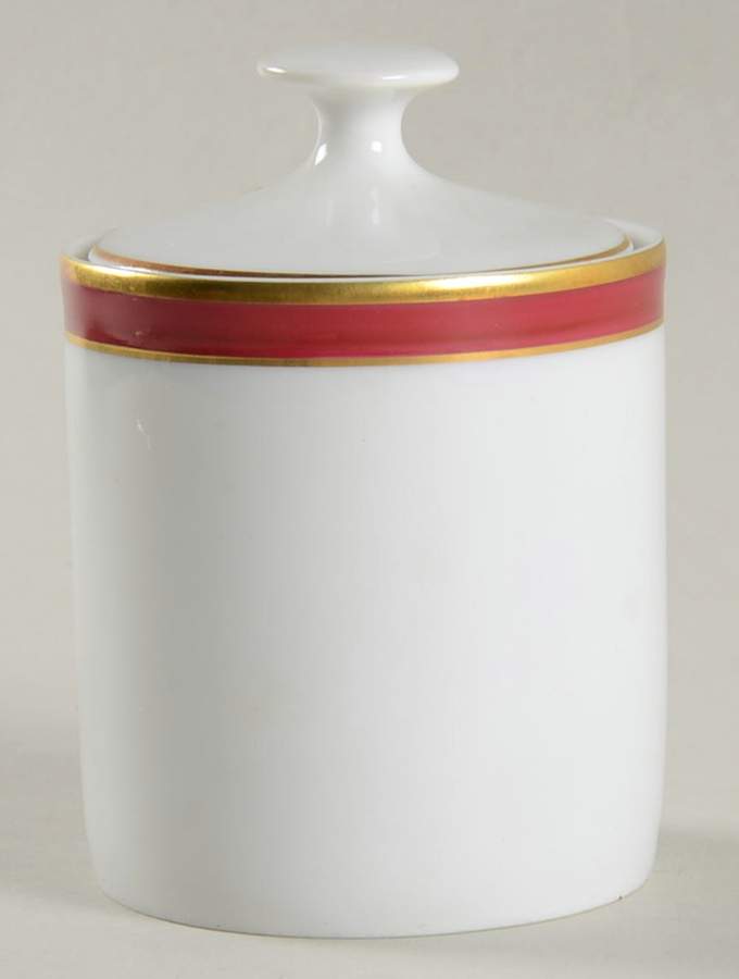 Grand Prix Rouge Mini Sugar Bowl & Lid by Arzberg-1