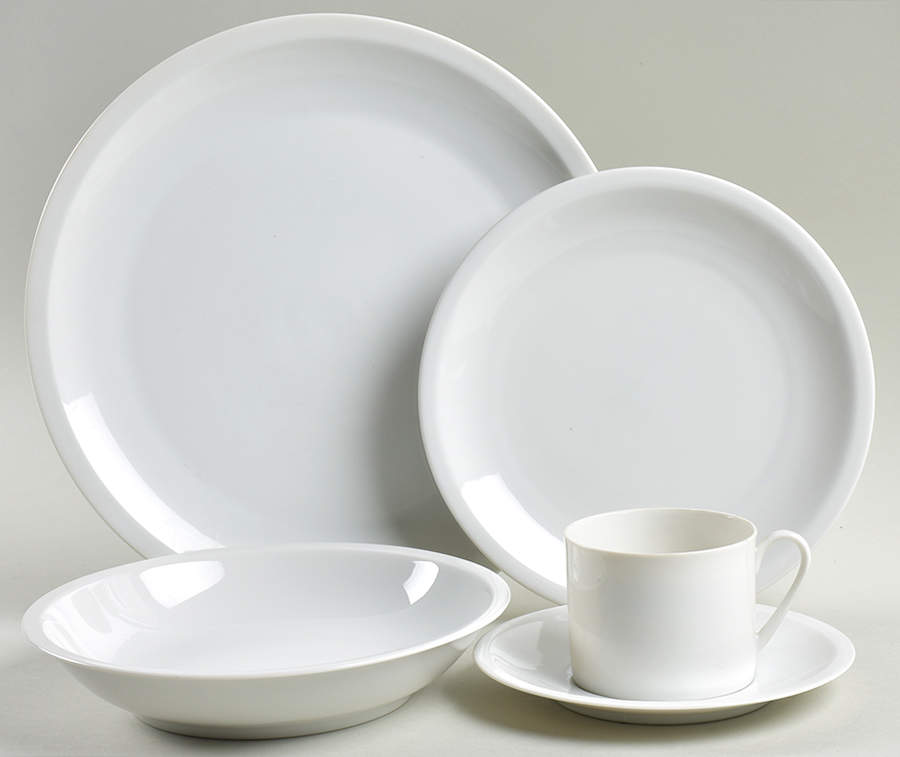 Grand Prix White 5 Piece Place Setting by Arzberg-1