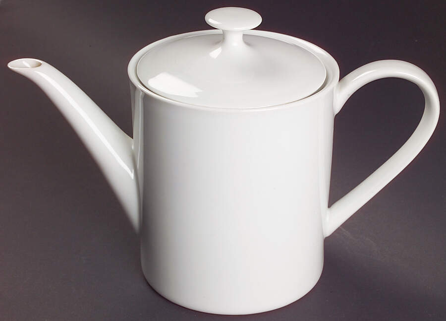 Grand Prix White Teapot & Lid by Arzberg-1
