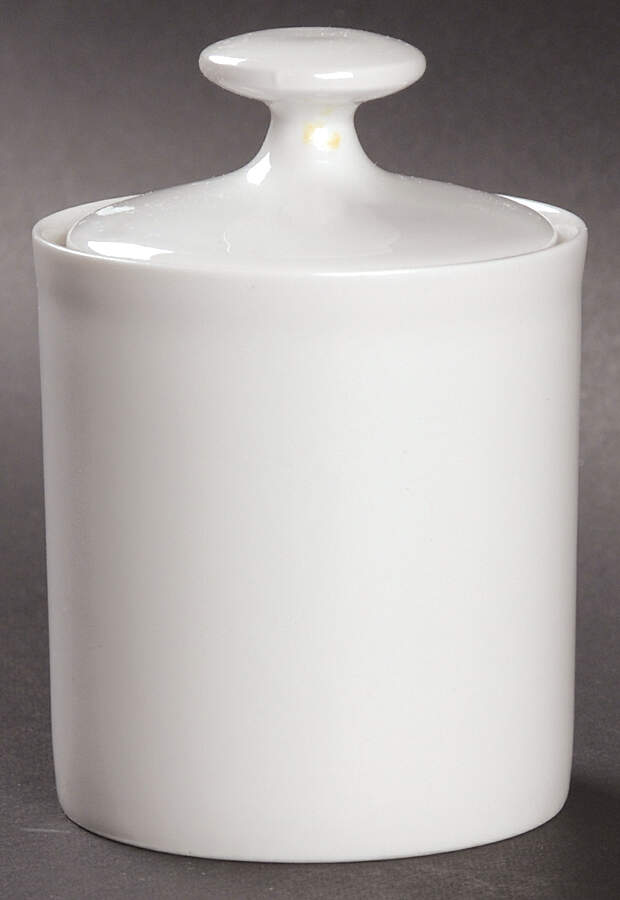 Grand Prix White Mini Sugar Bowl & Lid by Arzberg-1