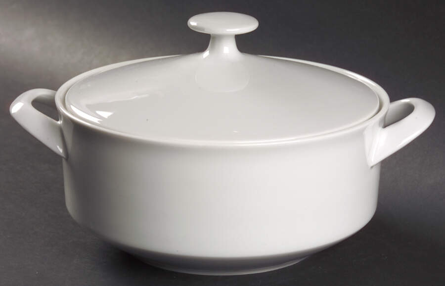 Grand Prix White Round Covered Vegetable by Arzberg-1