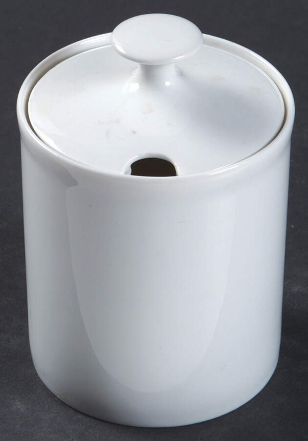 Grand Prix White Jam/Jelly & Lid by Arzberg-1