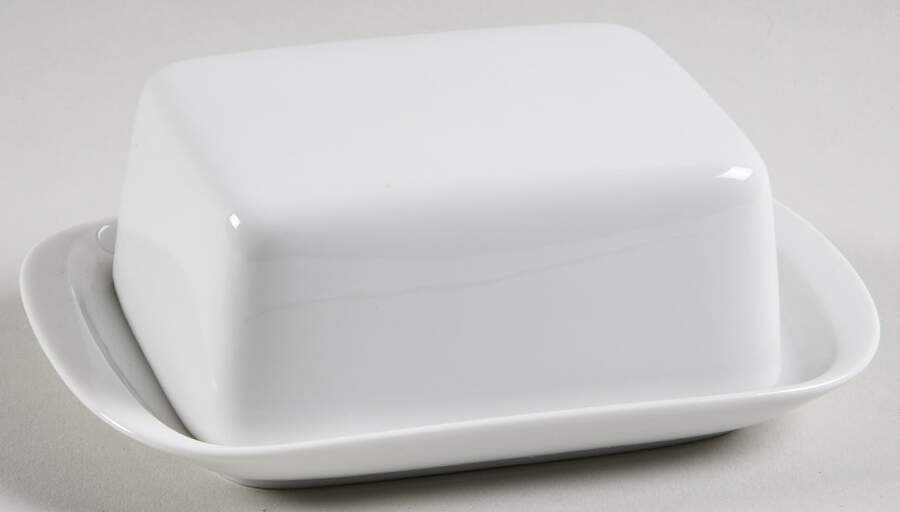 Grand Prix White Square Covered Butter by Arzberg-1