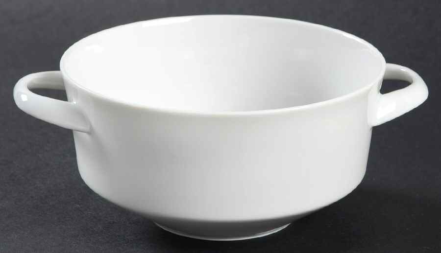 Grand Prix White Flat Cream Soup Bowl by Arzberg-1