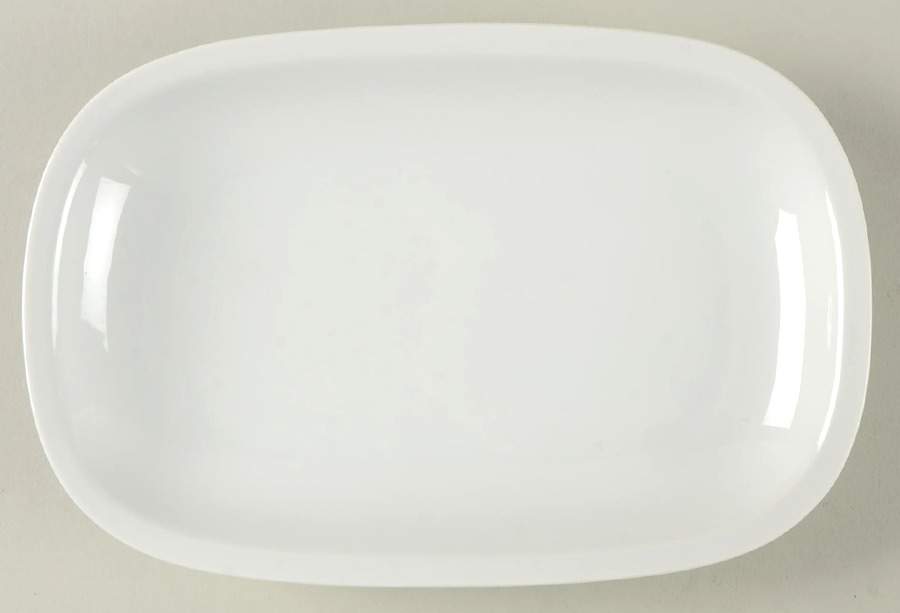 Grand Prix White Rectangular Pickle Dish by Arzberg-1