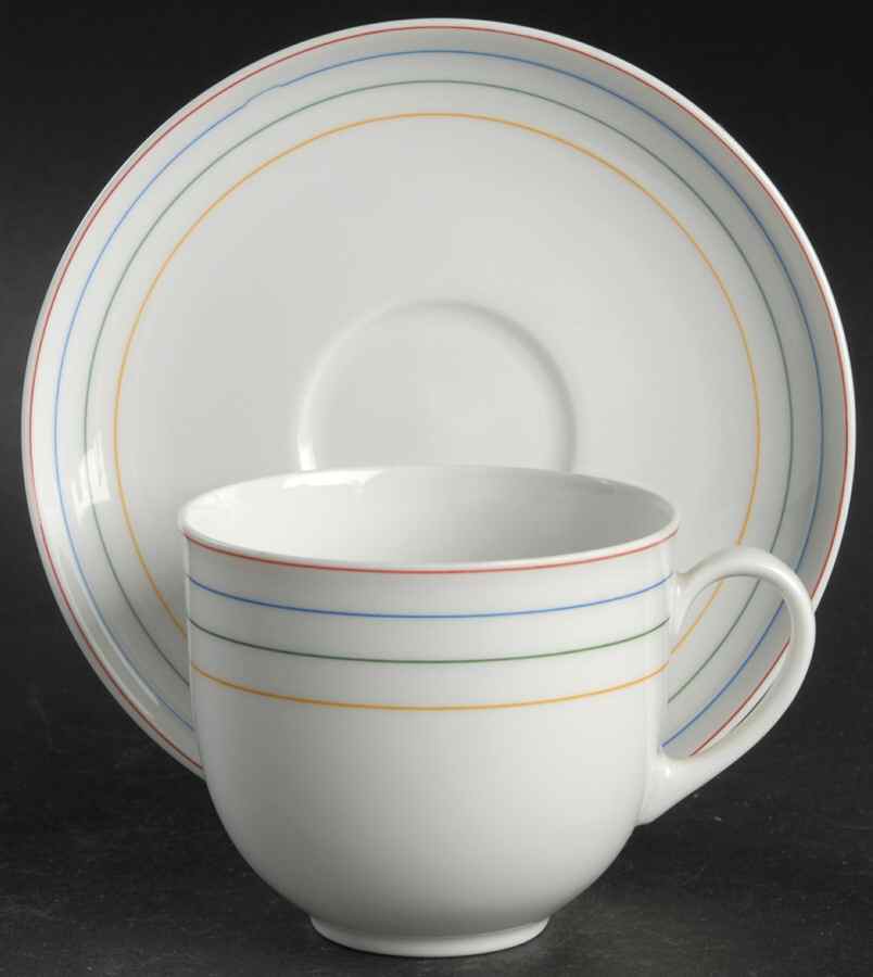 Harmony Flat Cup & Saucer Set by Arzberg-1