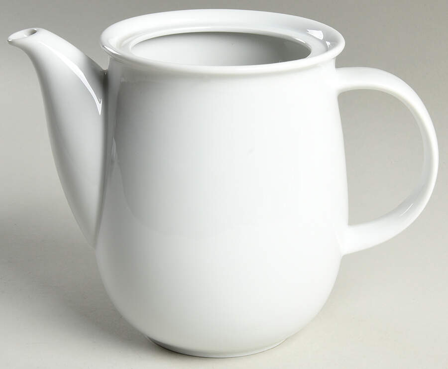Hobby White Coffee Pot No Lid by Arzberg-1