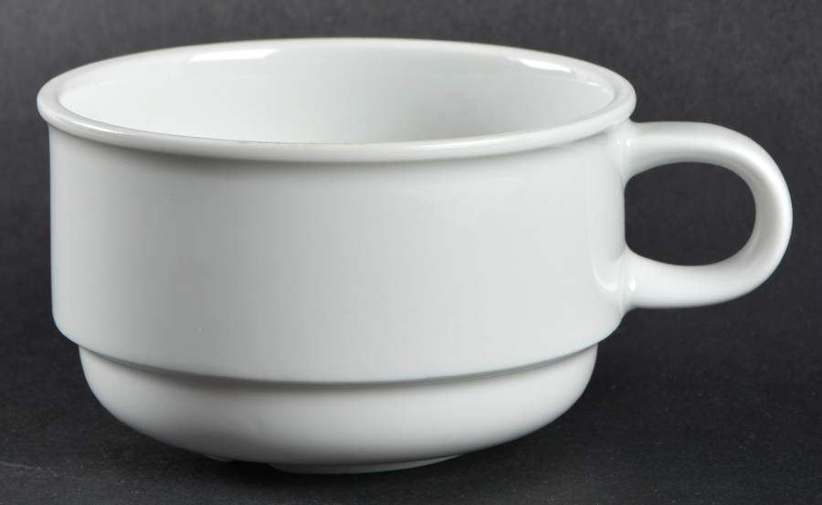 Hobby White Flat Cup by Arzberg-1