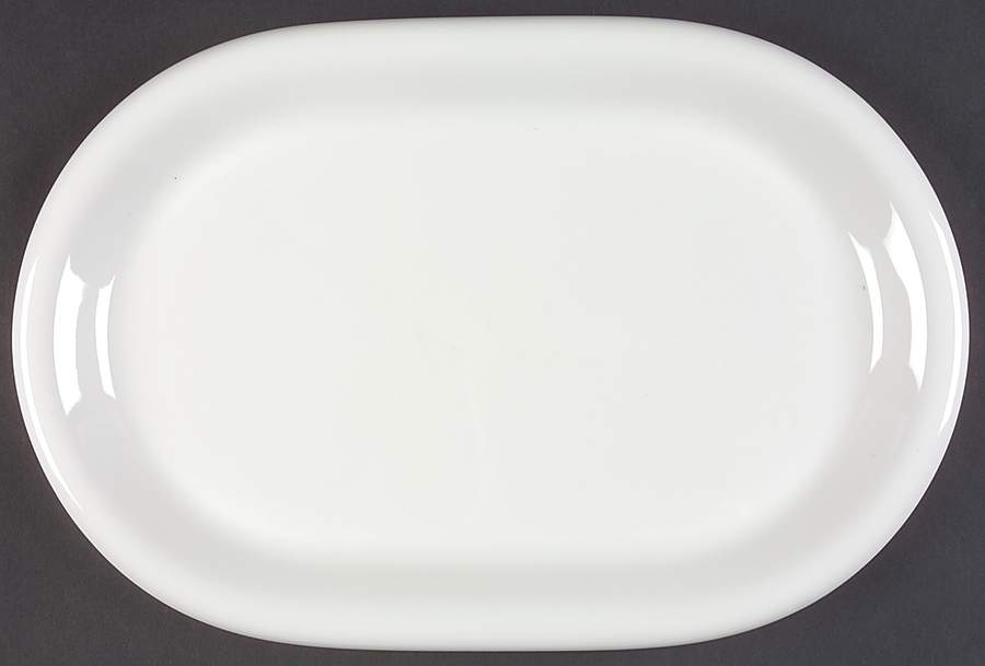 Hobby White 14" Oval Serving Platter by Arzberg-1