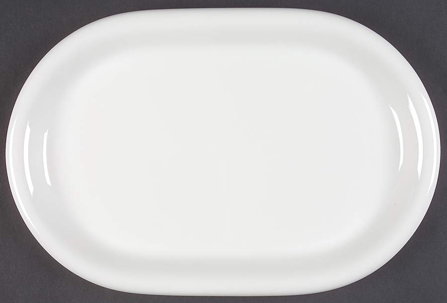Hobby White 12" Oval Serving Platter by Arzberg-1