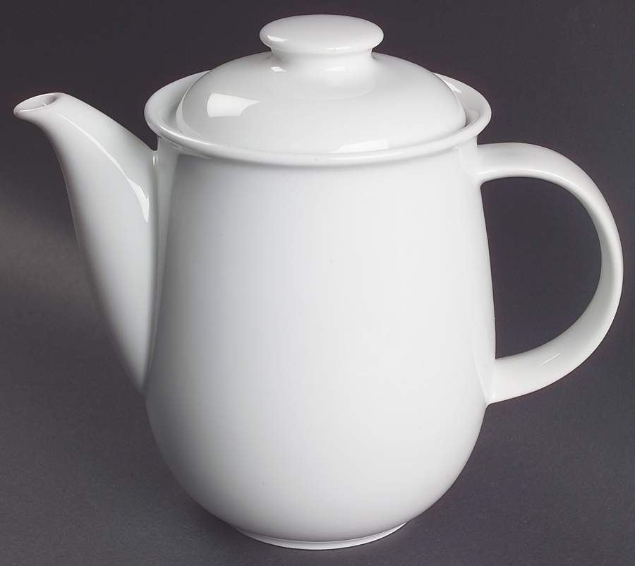 Hobby White Coffee Pot & Lid by Arzberg-1
