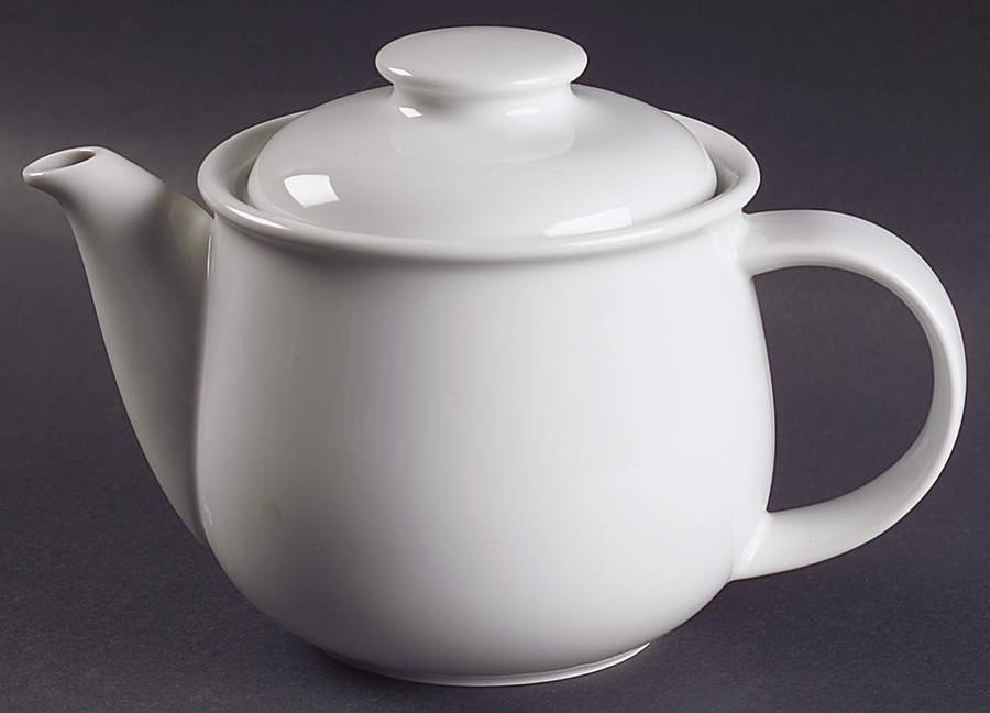 Hobby White Mini Teapot & Lid by Arzberg-1