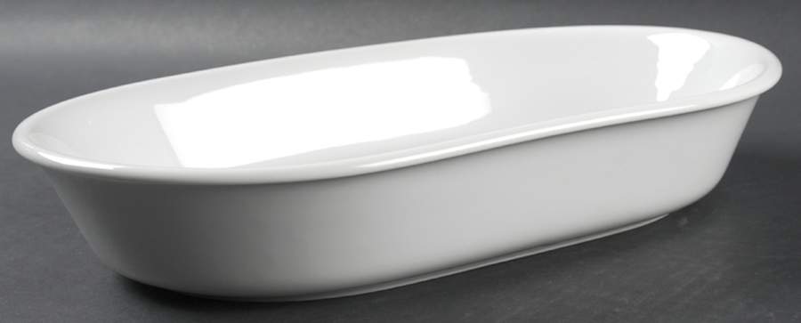 Hobby White 12" Souffle by Arzberg-1