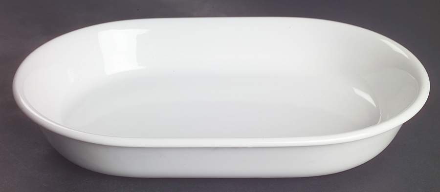 Hobby White 11" Souffle by Arzberg-1