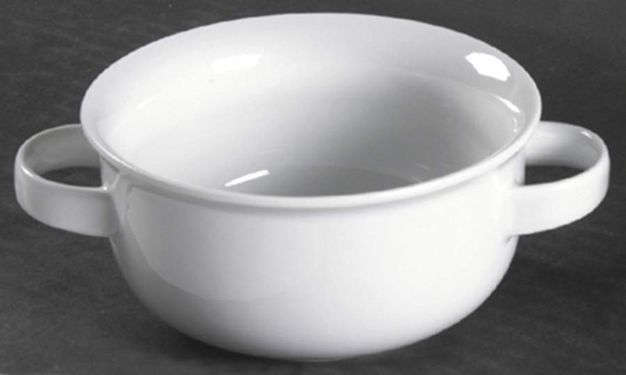 Hobby White Flat Cream Soup Bowl by Arzberg-1