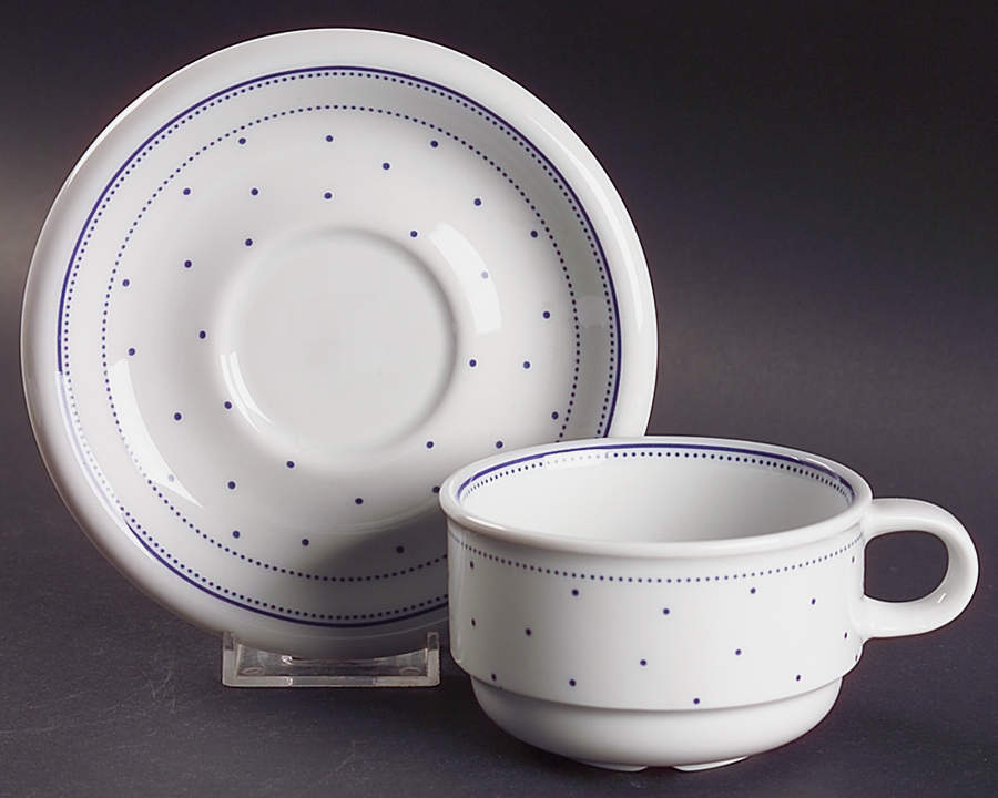Lagune Stacking Cup & Saucer Set by Arzberg-1