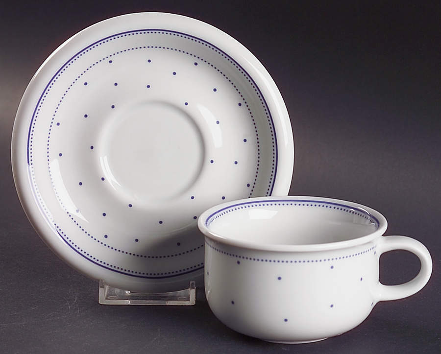 Lagune Flat Cup & Saucer Set by Arzberg-1